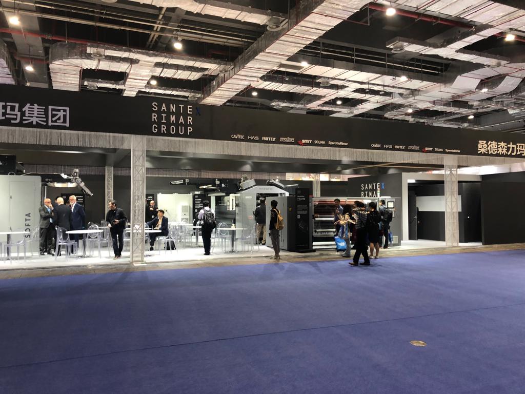With our agencies at ITMA ASIA 2018